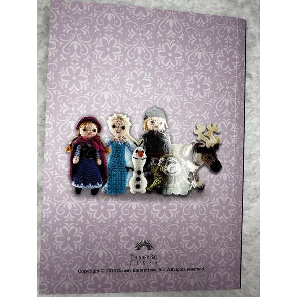 Disney Frozen Crochet Book Crafts Elsa Anna Olaf Sven Total 12 Movie Characters - Picture 2 of 7